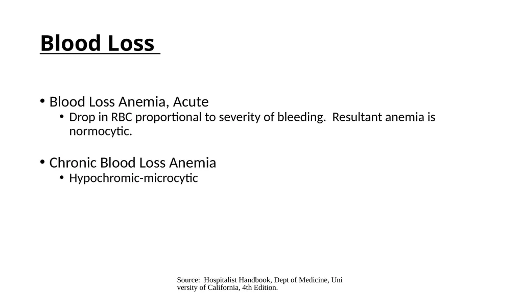 What is Anemia? World Health Organization: Anemia - slide 4 of 19