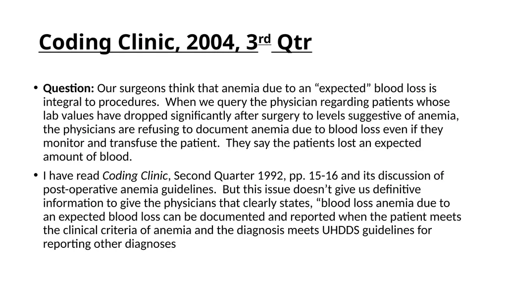 What is Anemia? World Health Organization: Anemia - slide 6 of 19