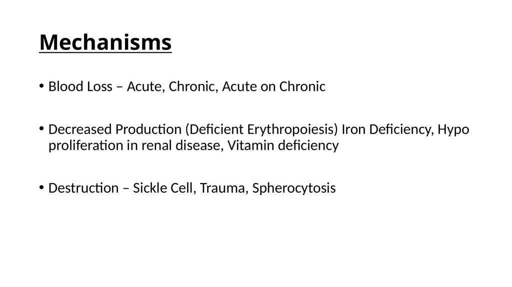 What is Anemia? World Health Organization: Anemia - slide 2 of 19
