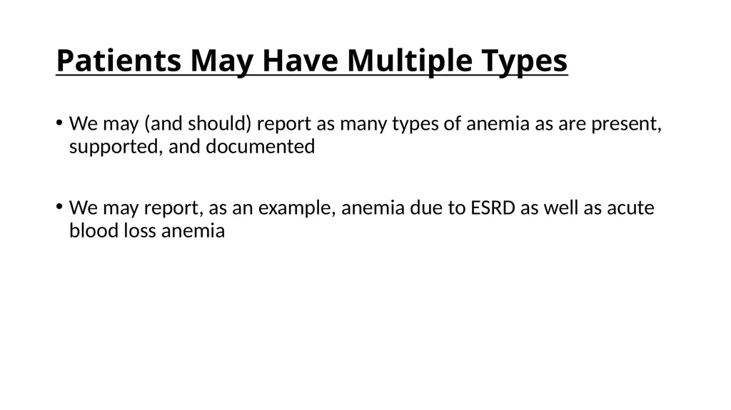 What is Anemia? World Health Organization: Anemia - slide 5 of 19