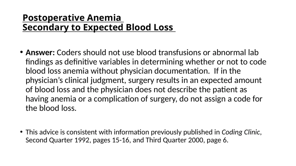What is Anemia? World Health Organization: Anemia - slide 7 of 19