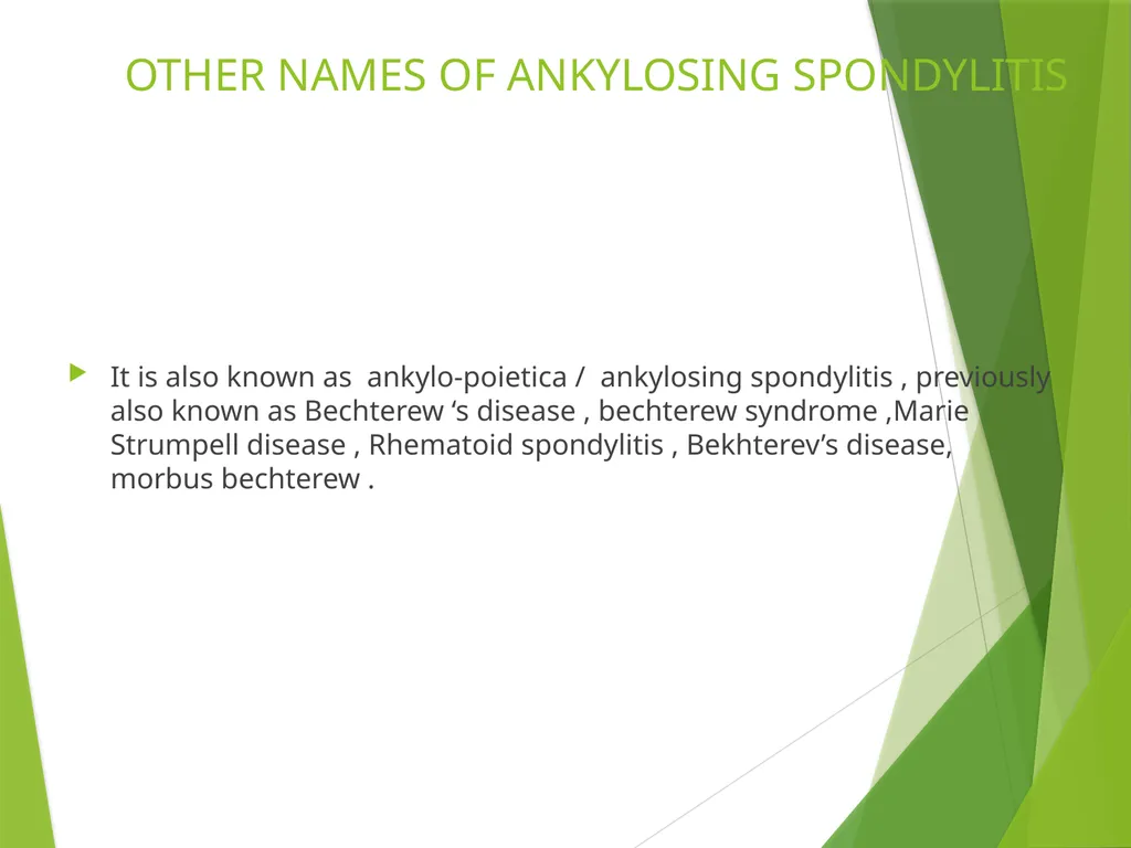 Ankylosing Spondylitis Pathology Ankylosing - slide 3 of 25