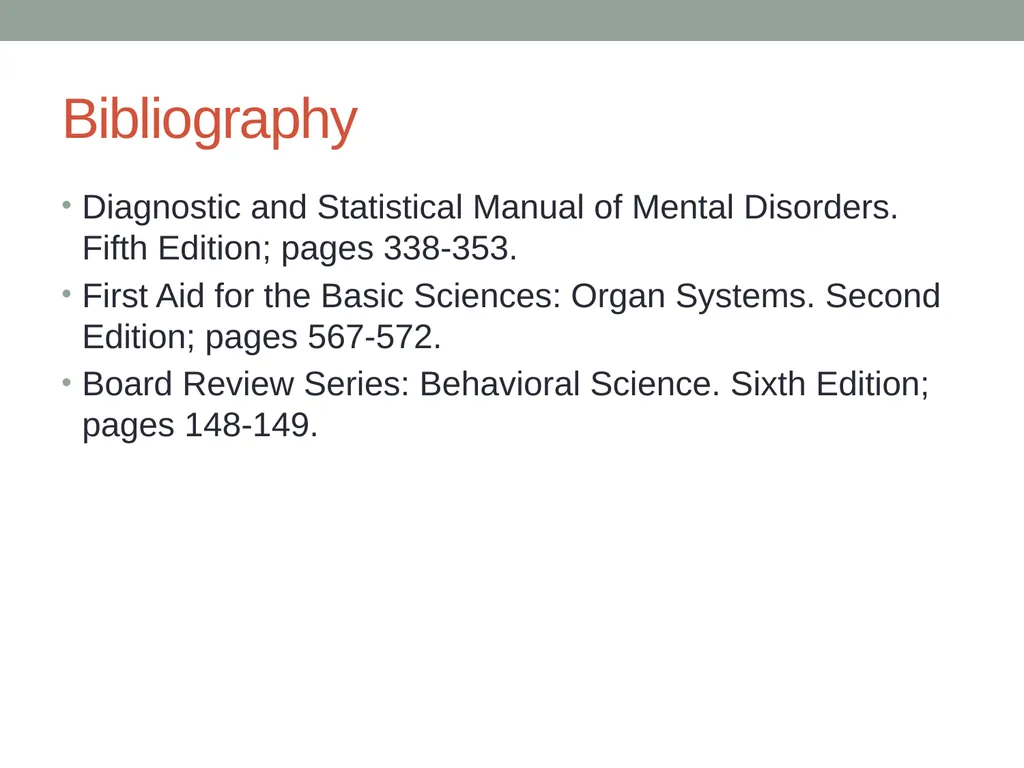 Eating Disorders Kelly Bennett, MD Associate - slide 32 of 32