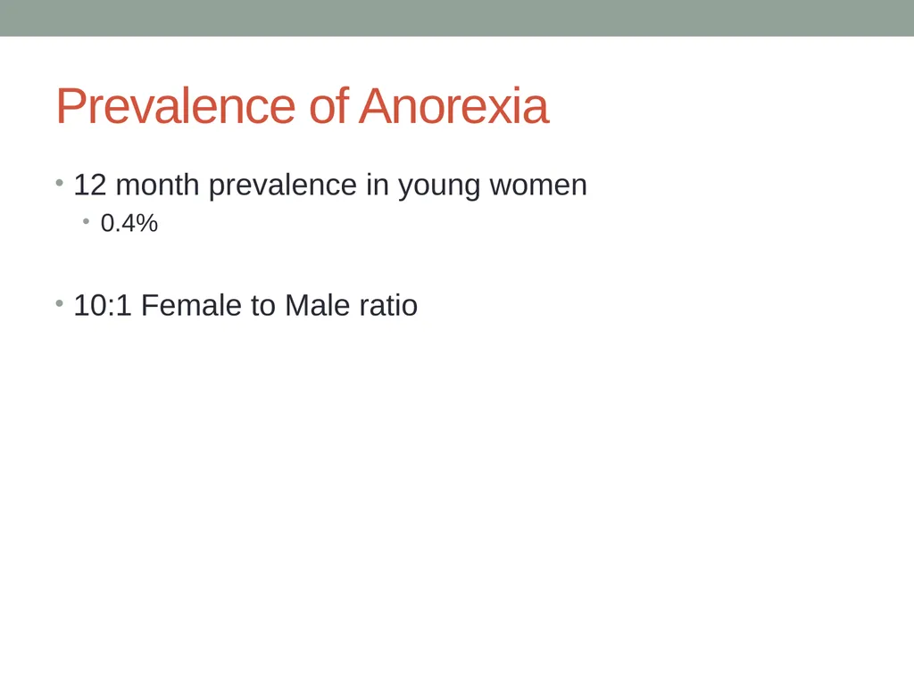 Eating Disorders Kelly Bennett, MD Associate - slide 7 of 32