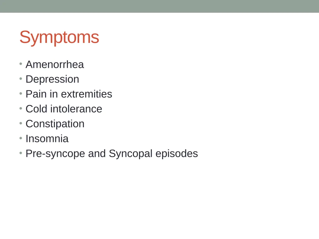 Eating Disorders Kelly Bennett, MD Associate - slide 12 of 32