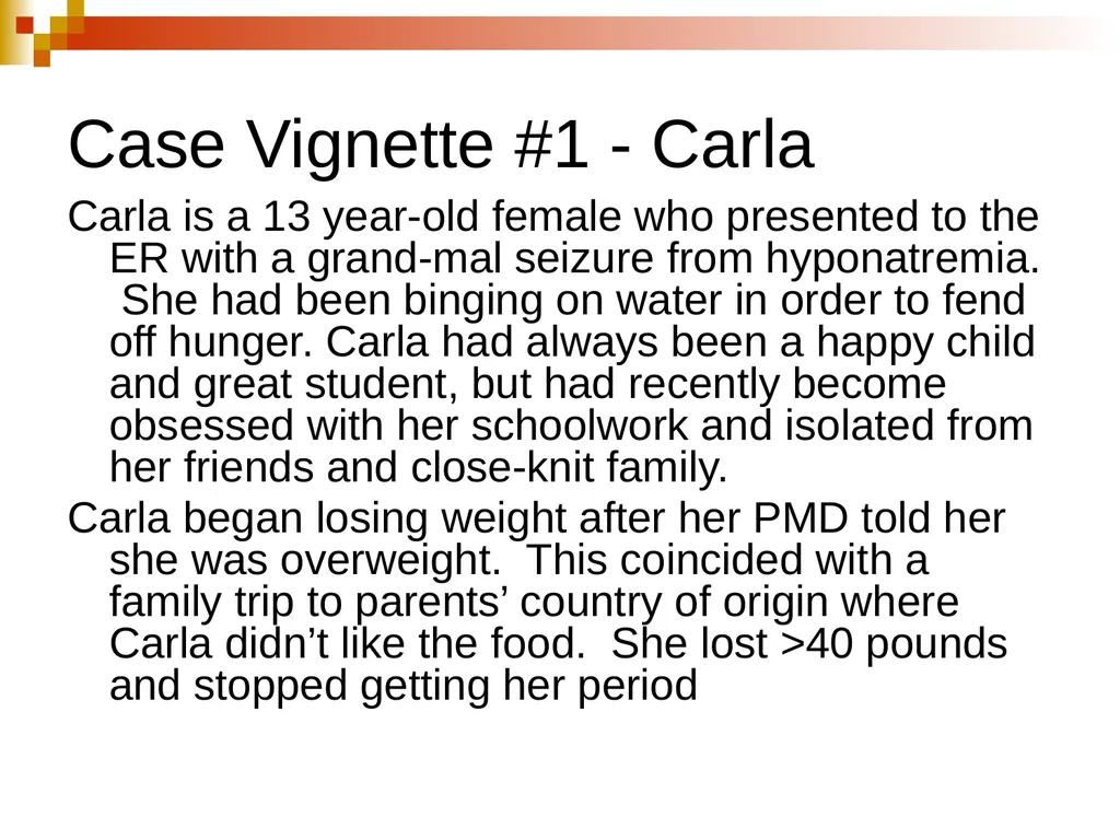 Eating Disorders 21 November 2013 Krissy Schwerin, - slide 4 of 46