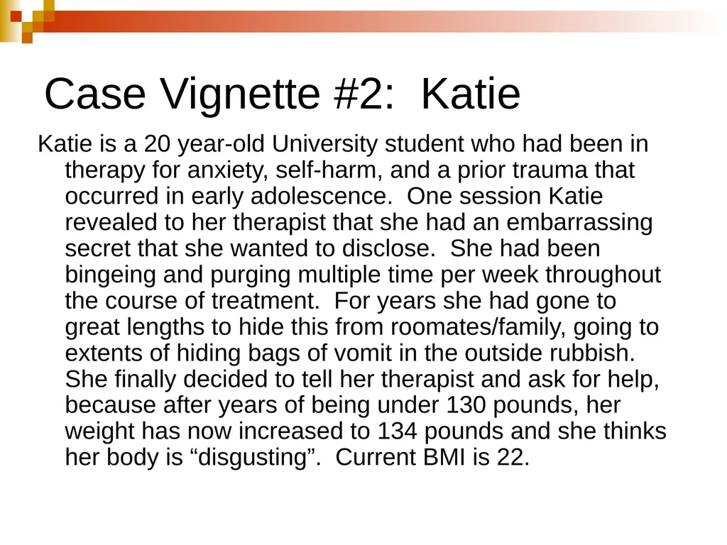 Eating Disorders 21 November 2013 Krissy Schwerin, - slide 21 of 46