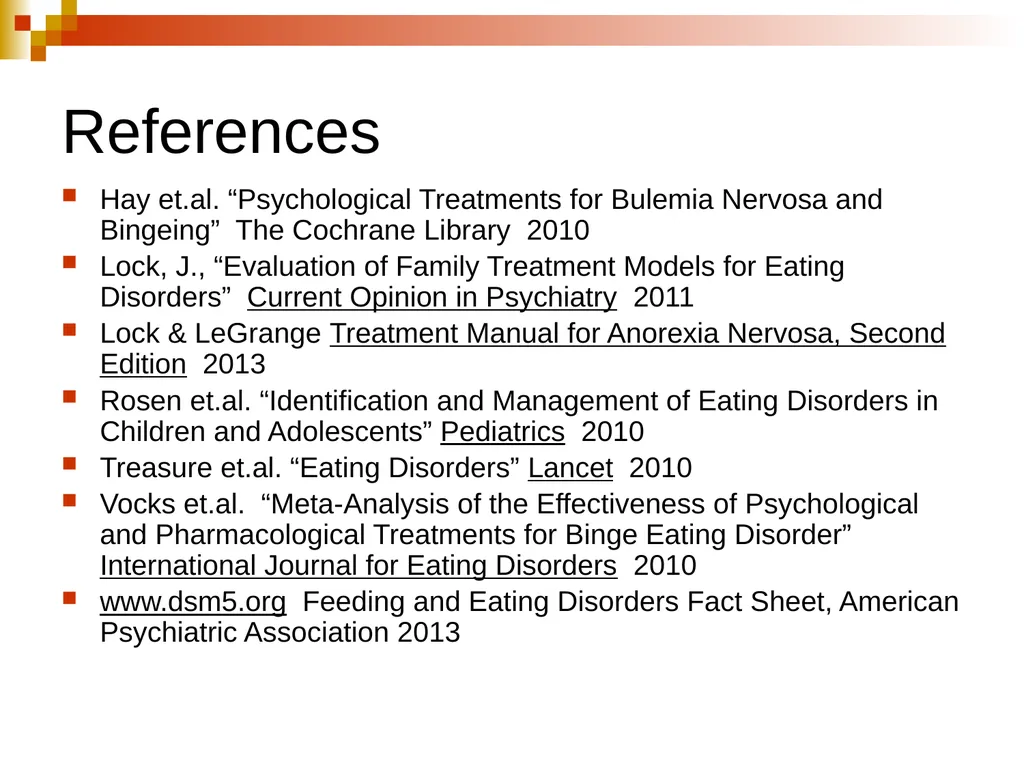 Eating Disorders 21 November 2013 Krissy Schwerin, - slide 45 of 46