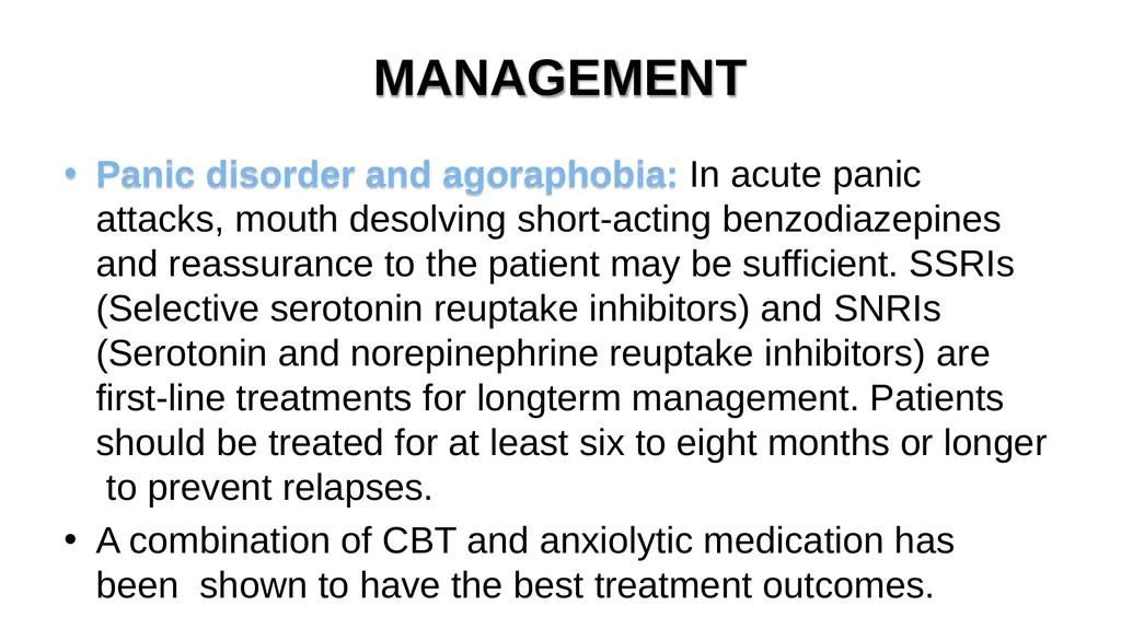 ANXIETY DISORDER BY Dr Arpit Jaiswal Assistant - slide 22 of 28