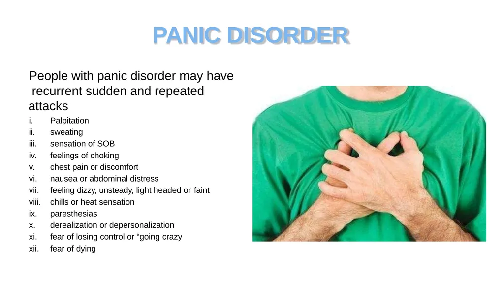 ANXIETY DISORDER BY Dr Arpit Jaiswal Assistant - slide 11 of 28