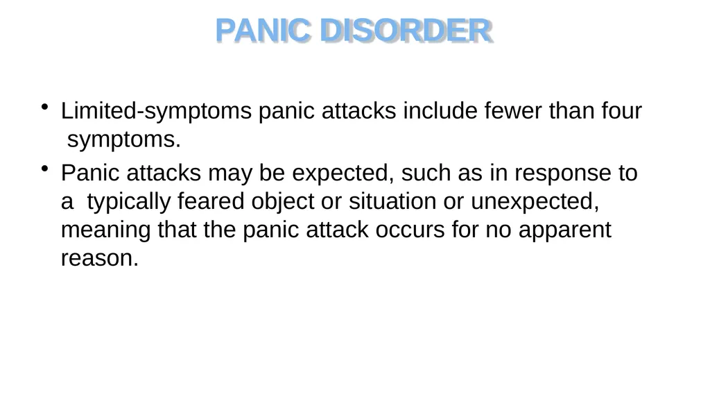 ANXIETY DISORDER BY Dr Arpit Jaiswal Assistant - slide 13 of 28