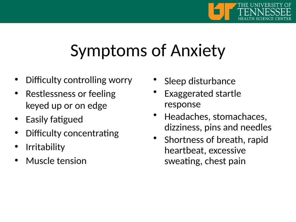 Coping with Anxiety and Stress Welcome… Student - slide 8 of 18