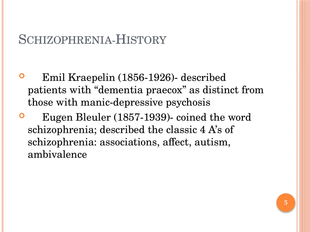PSYCHOTIC DISORDERS Jessica Nelson, M.D. Assistant - slide 5 of 107