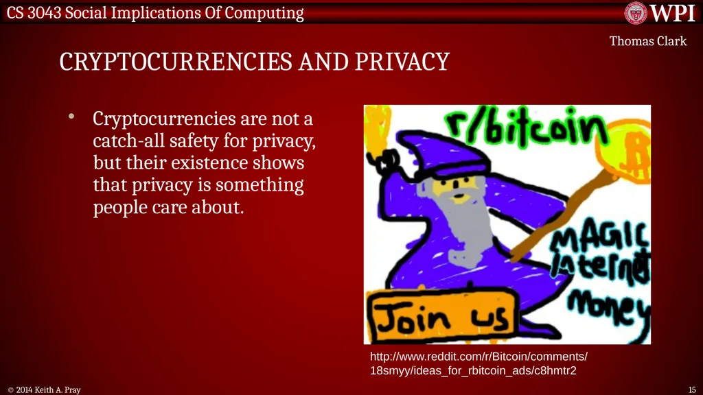 Keith A. Pray Instructor socialimps.keithpray.net - slide 15 of 22