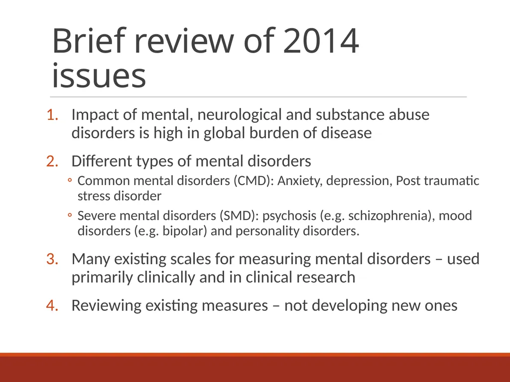 Mental health workgroup Update 15th Washington - slide 3 of 13