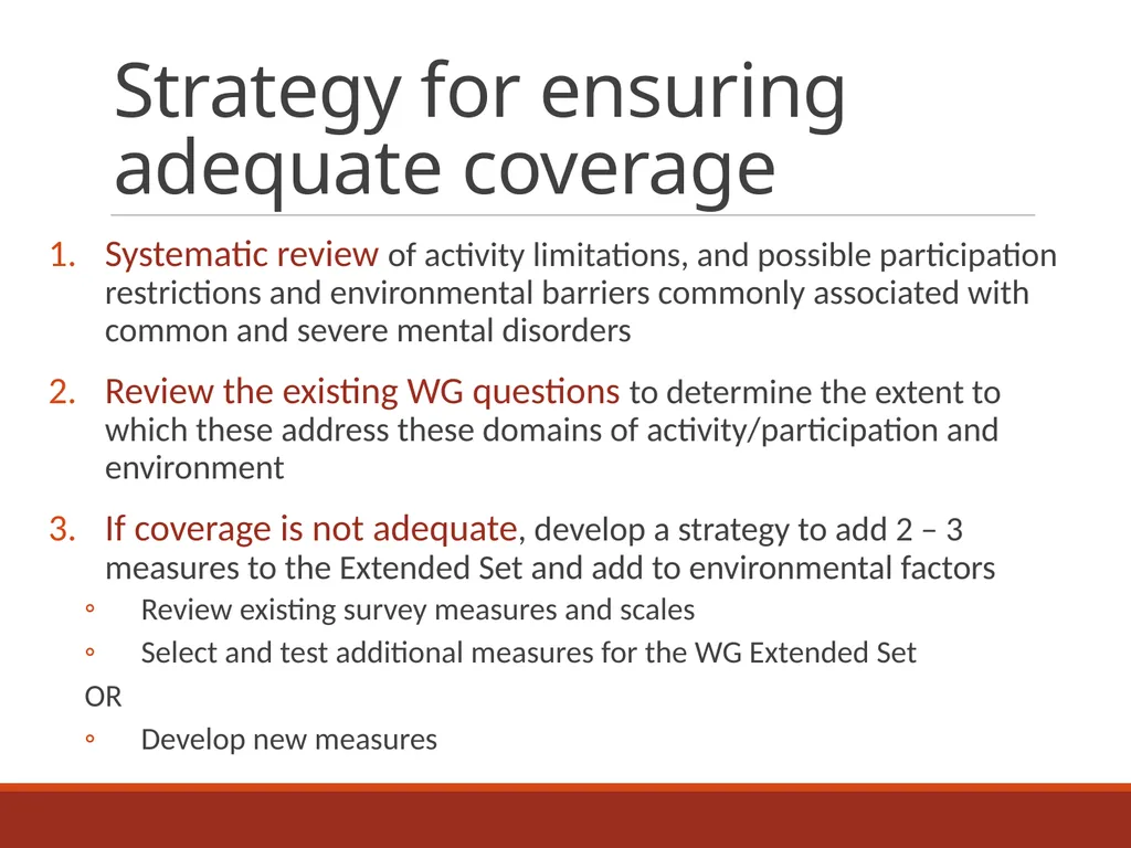 Mental health workgroup Update 15th Washington - slide 6 of 13