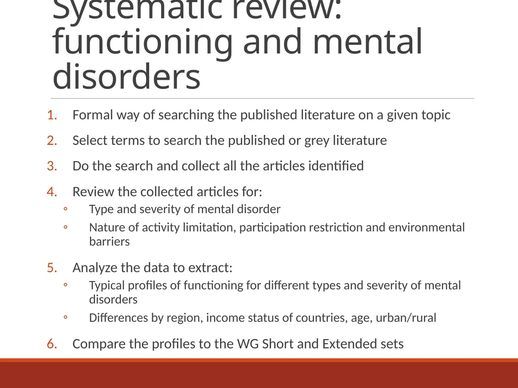 Mental health workgroup Update 15th Washington - slide 8 of 13