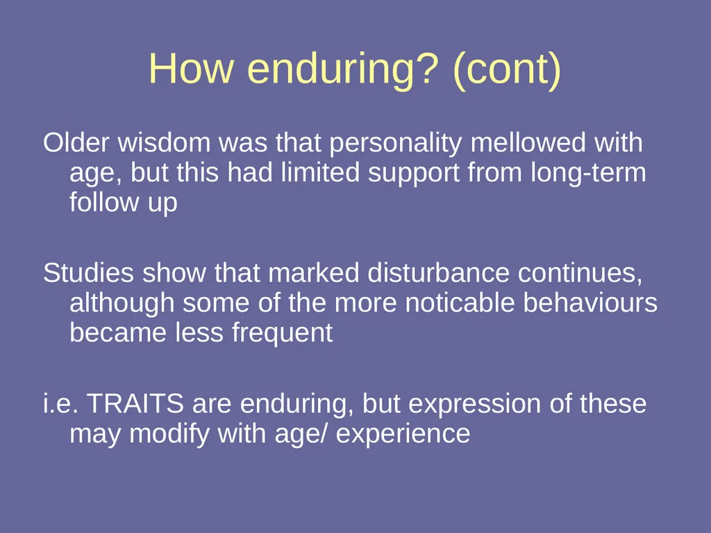 Personality Disorders Dr Andrea Williams - slide 16 of 54