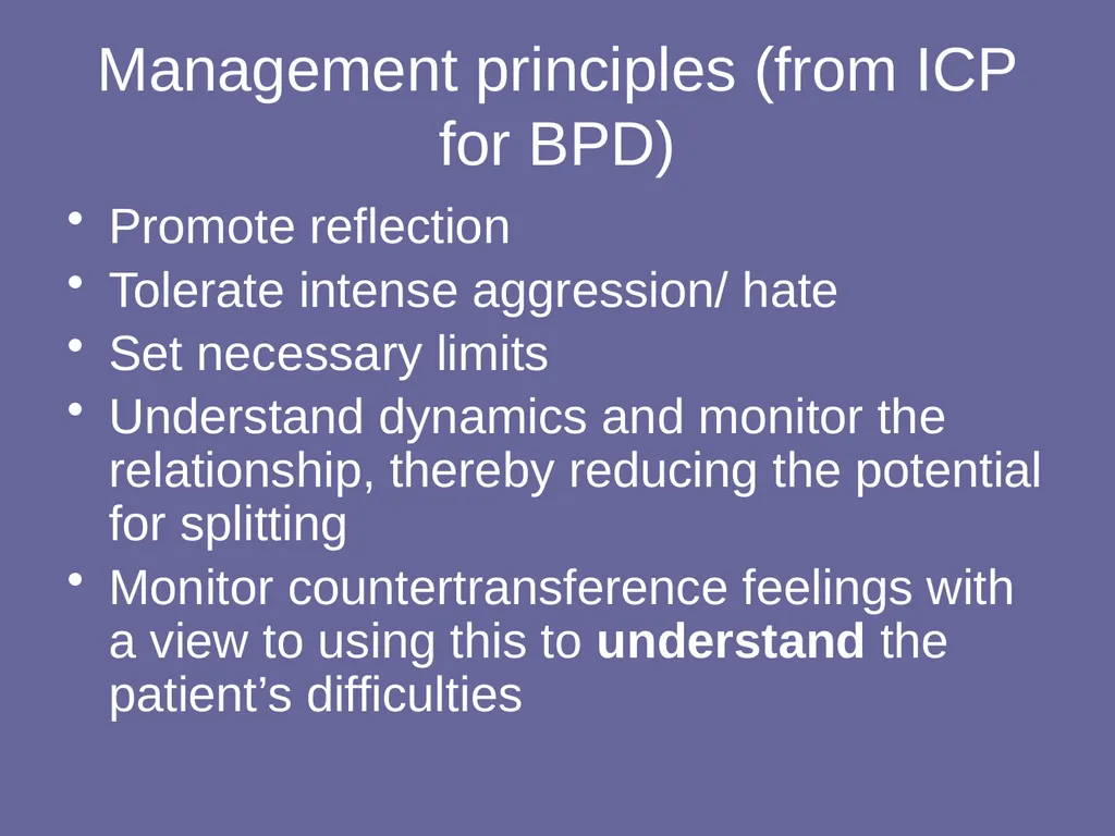 Personality Disorders Dr Andrea Williams - slide 41 of 54