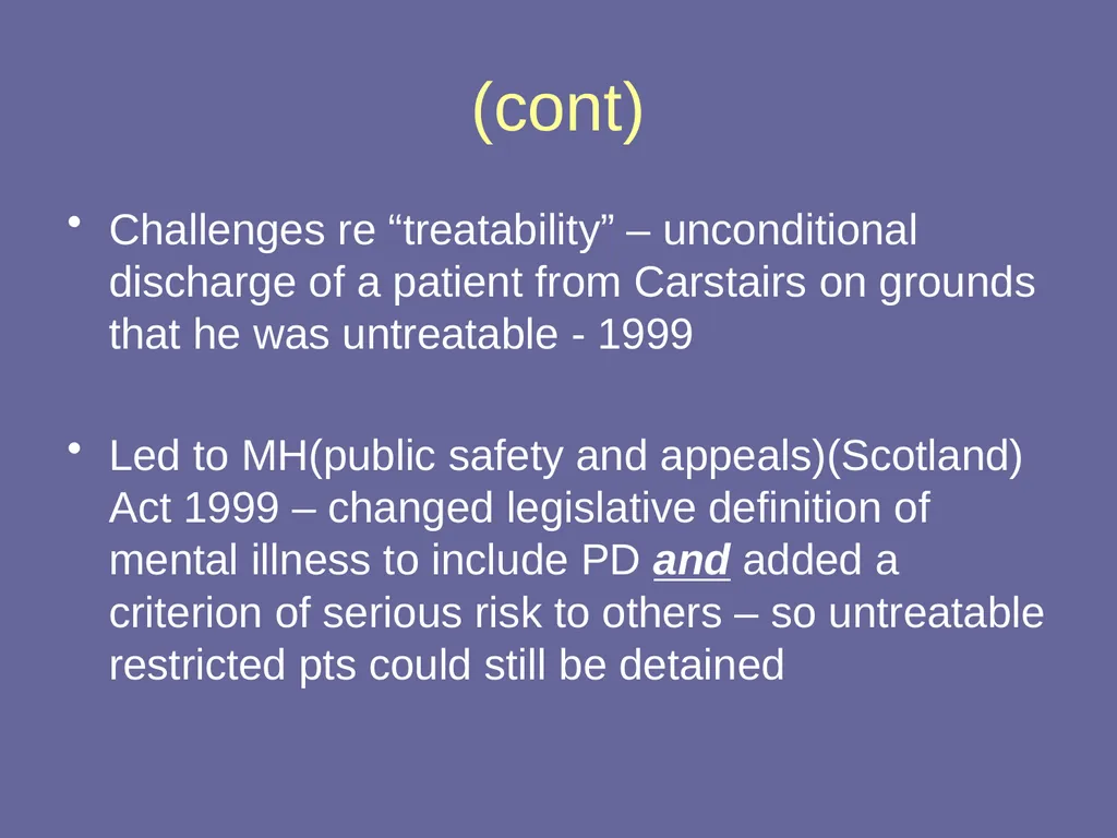 Personality Disorders Dr Andrea Williams - slide 51 of 54