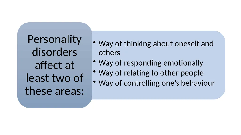 Psychopathology and Personality Disorder What is - slide 10 of 22