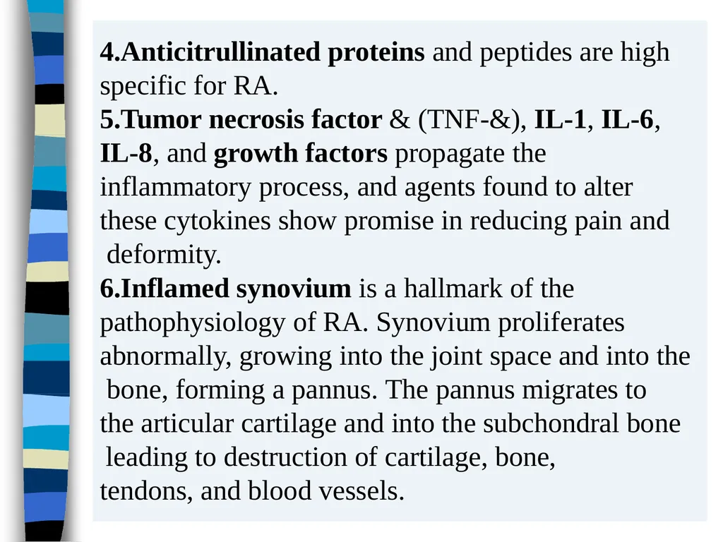 RHEUMATOID ARTHRITIS Doç.Dr.Demet Tekdöş - slide 10 of 31