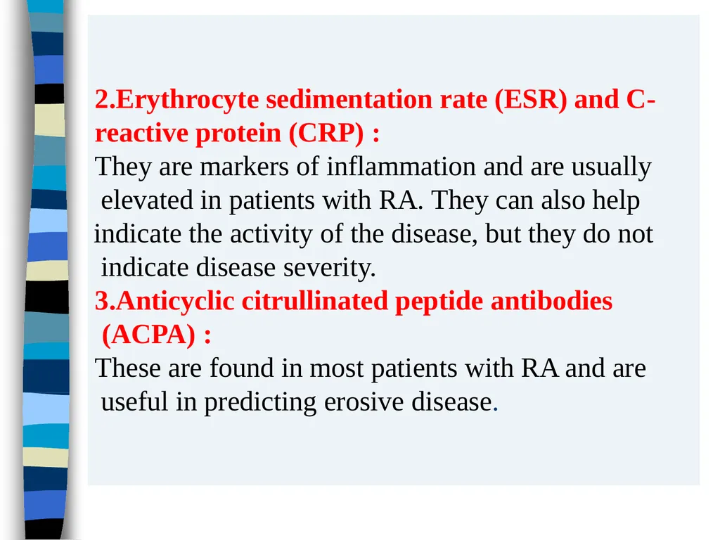 RHEUMATOID ARTHRITIS Doç.Dr.Demet Tekdöş - slide 23 of 31