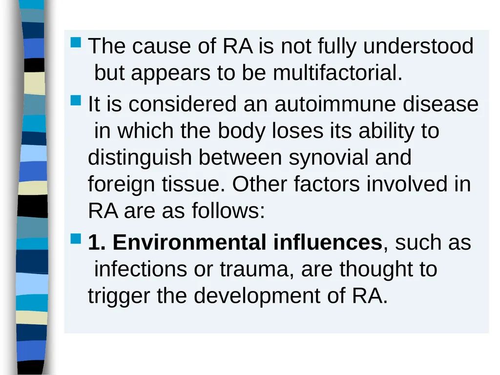 RHEUMATOID ARTHRITIS Doç.Dr.Demet Tekdöş - slide 8 of 31