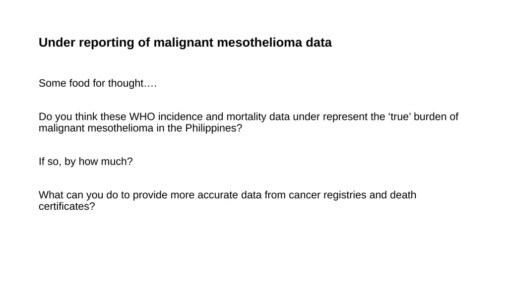 Introduction: a public health perspective on - slide 20 of 21