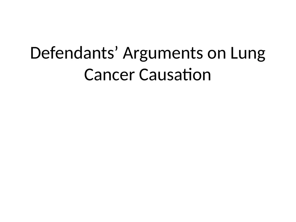 Lung Cancer Background and Developments regarding - slide 13 of 23