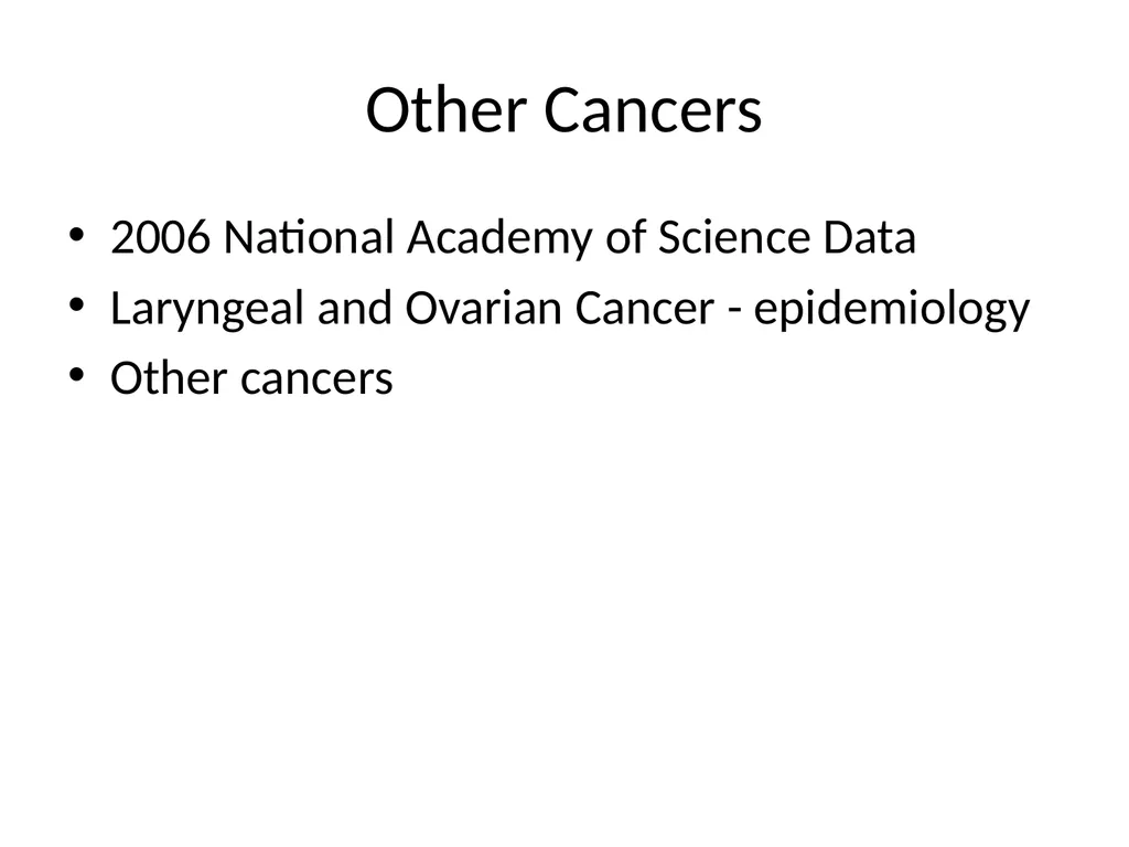 Lung Cancer Background and Developments regarding - slide 23 of 23