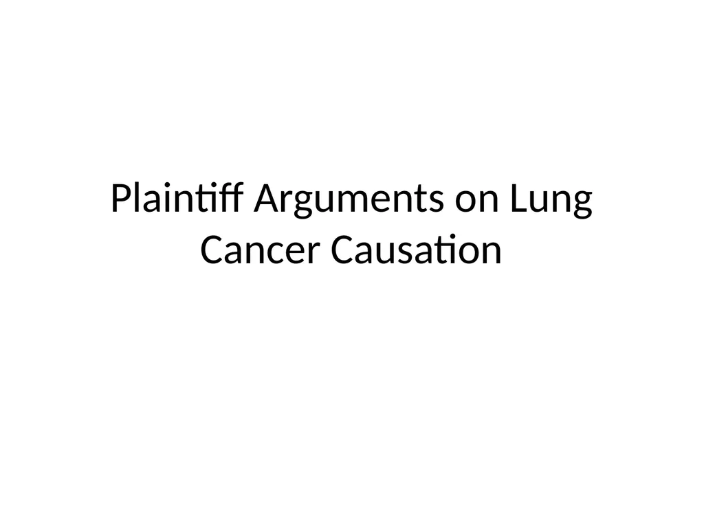Lung Cancer Background and Developments regarding - slide 6 of 23