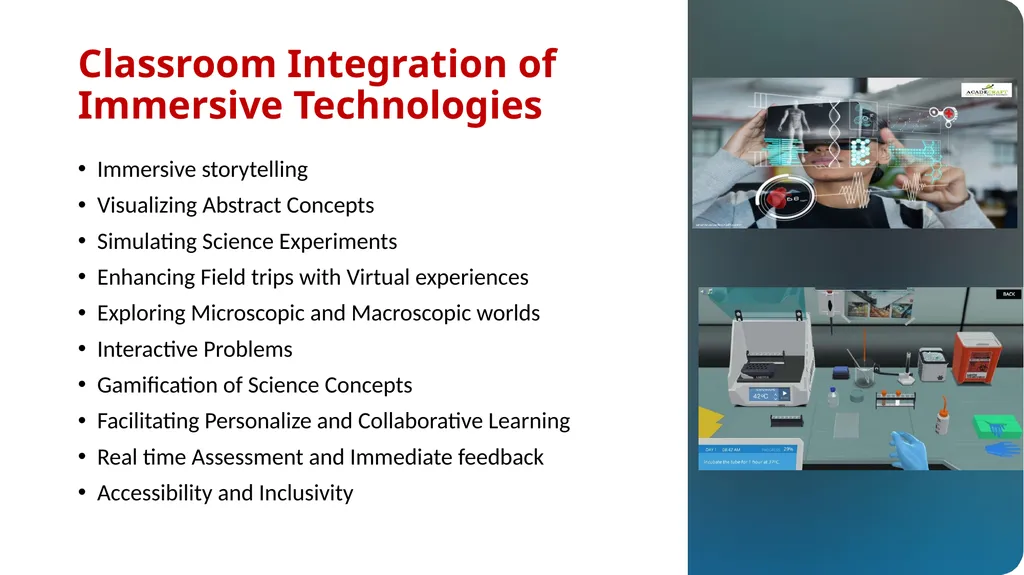 Immersive Technologies for Teaching-Learning of - slide 13 of 18