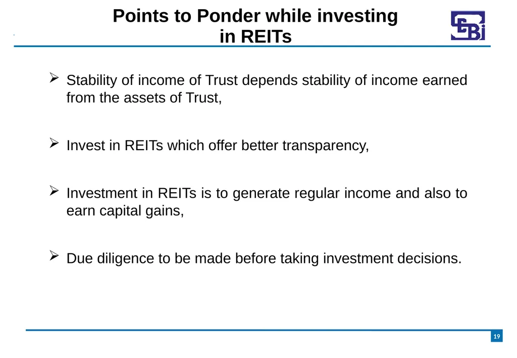 Introduction to Real Estate Investment Trusts - slide 19 of 21