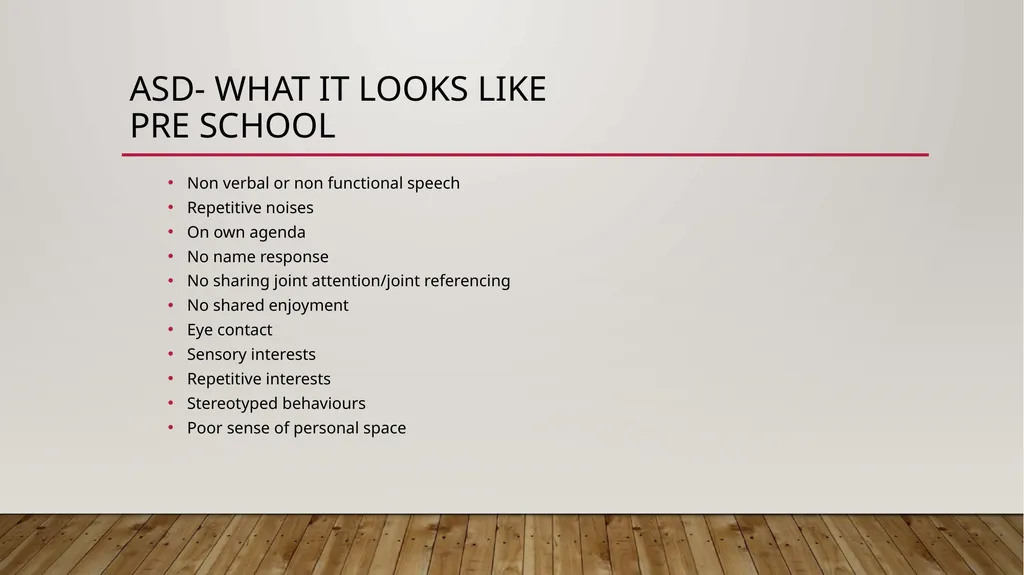 Key points for autism assessment in children - slide 6 of 25