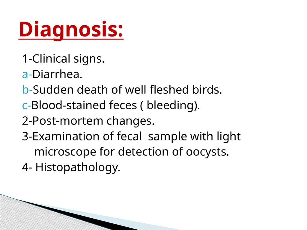 poultry diseases 2 fourth stage Dr.Harith Abdulla - slide 8 of 9