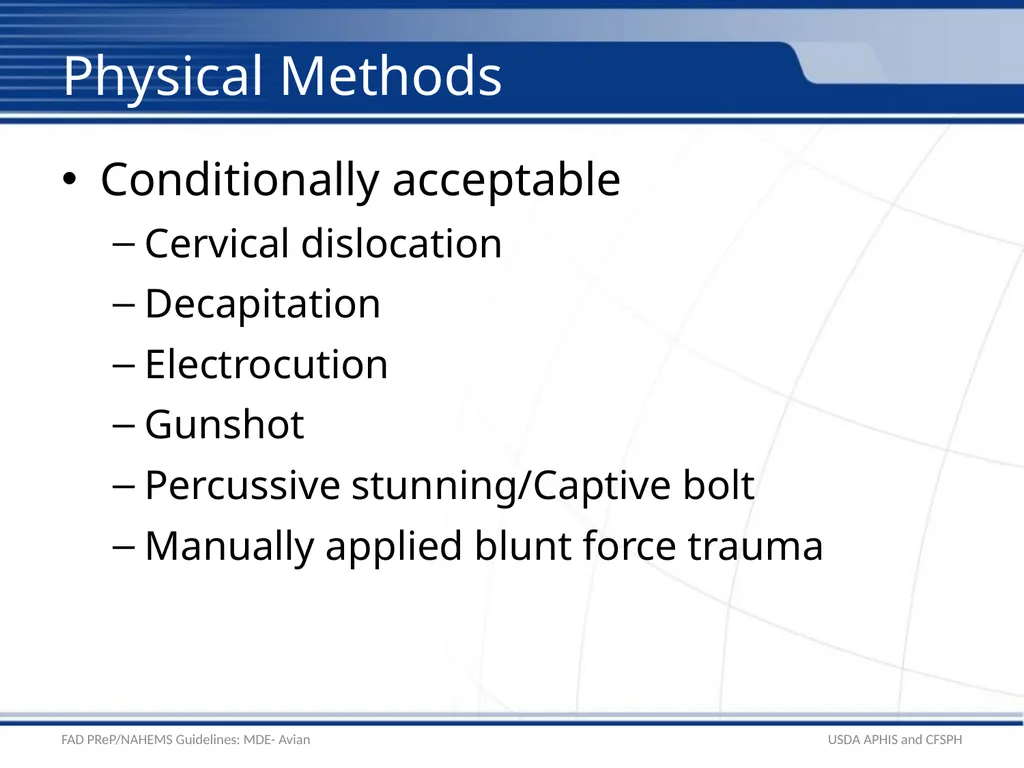 Mass Depopulation & Euthanasia Avian Euthanasia - slide 8 of 22