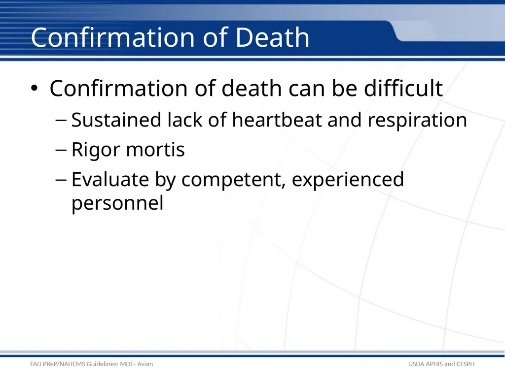 Mass Depopulation & Euthanasia Avian Euthanasia - slide 19 of 22
