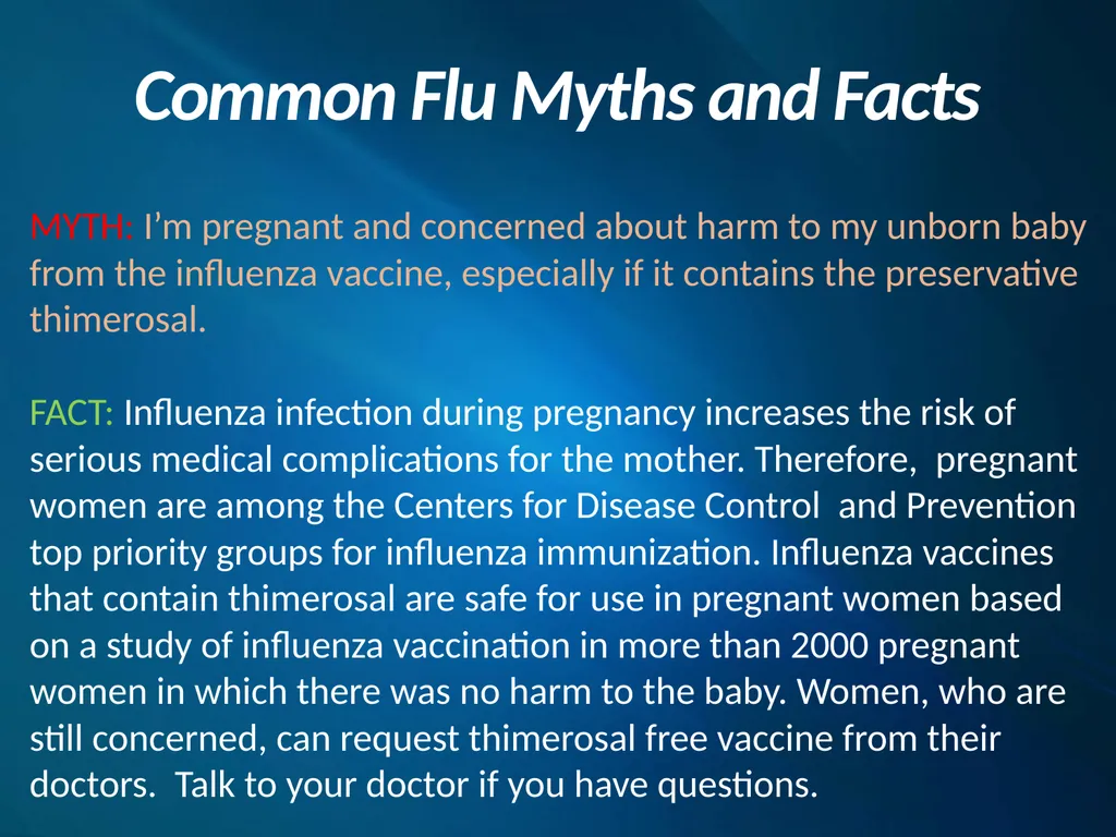 The Importance of Influenza Vaccination Maryland - slide 13 of 17