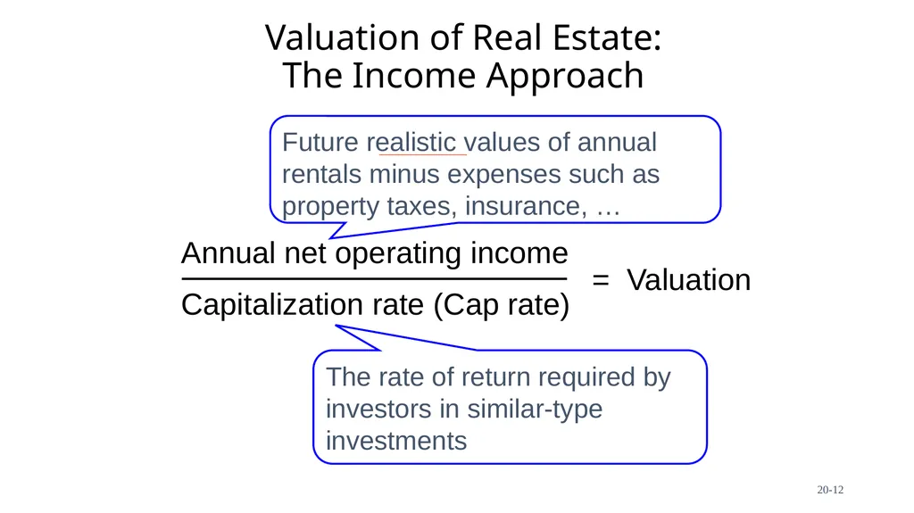 Chapter 20 Investments In Real Assets Fundamentals - slide 12 of 20