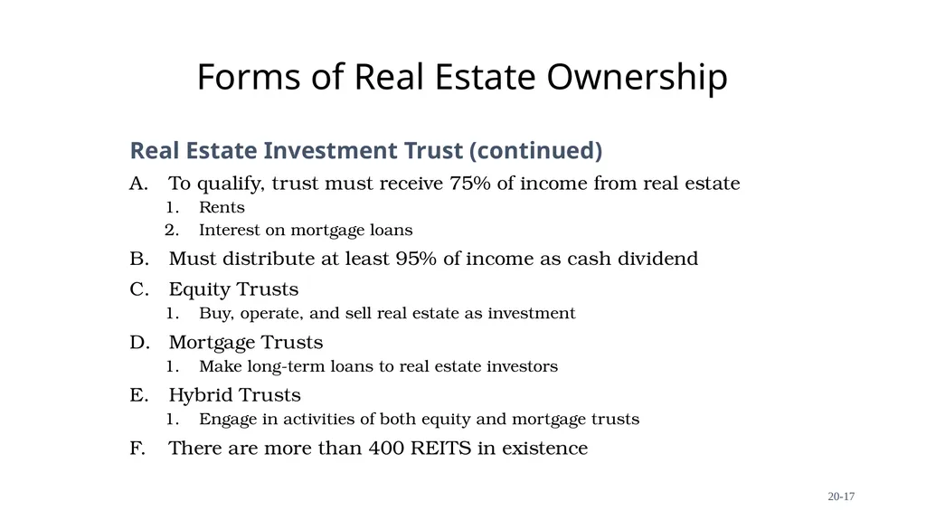 Chapter 20 Investments In Real Assets Fundamentals - slide 17 of 20