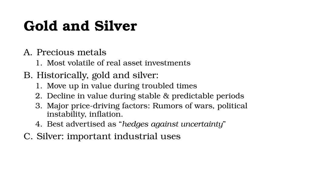 Chapter 20 Investments In Real Assets Fundamentals - slide 18 of 20