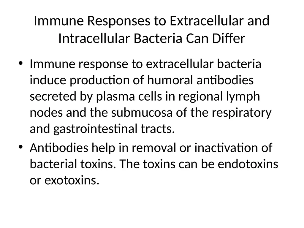 Immune Response to Bacterial Infection Dr Mohammed - slide 4 of 16