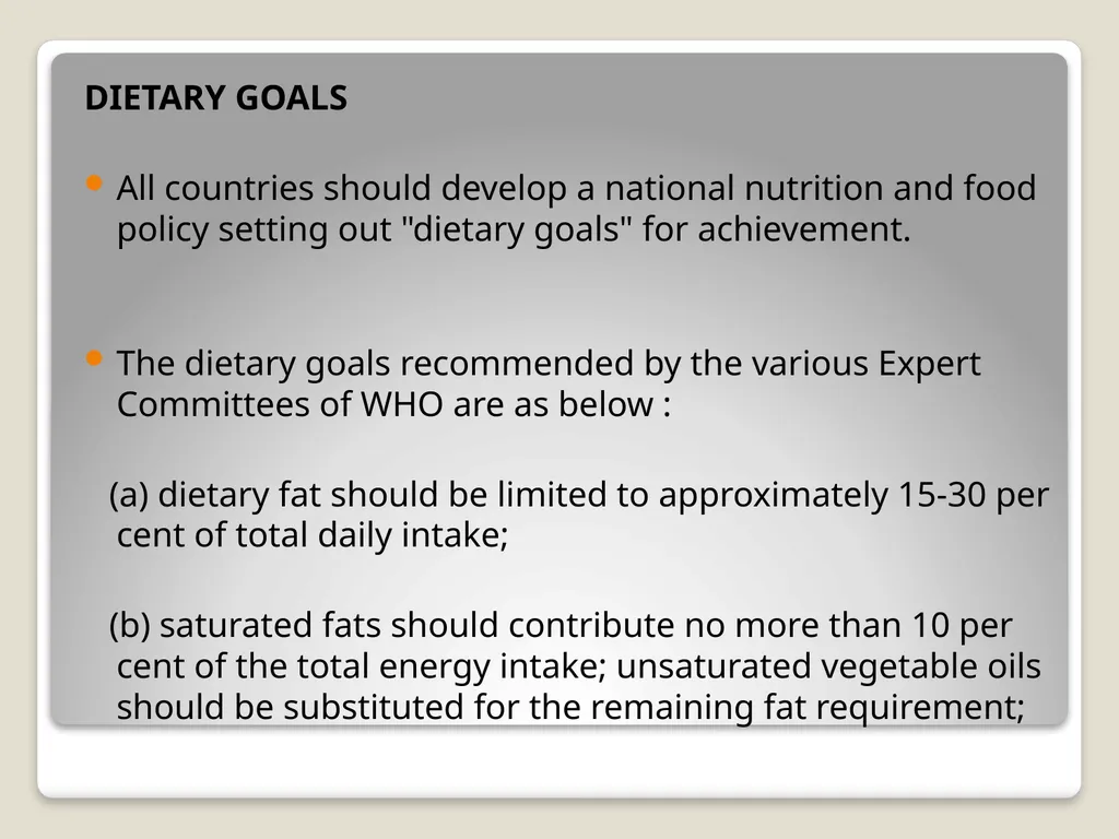 NUTRITION AND DIET Presenter- DR.BHAGWAT KENDRE - slide 62 of 64