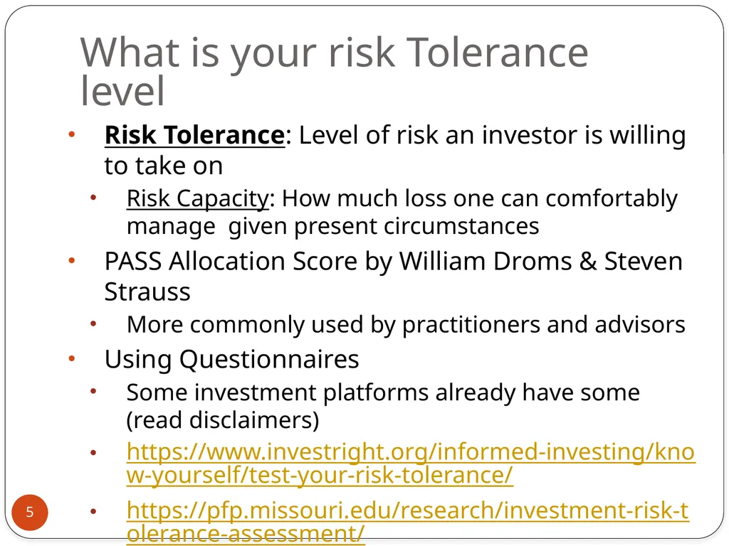Prepared by Dr. Charles Danso Financial Fitness - slide 5 of 36