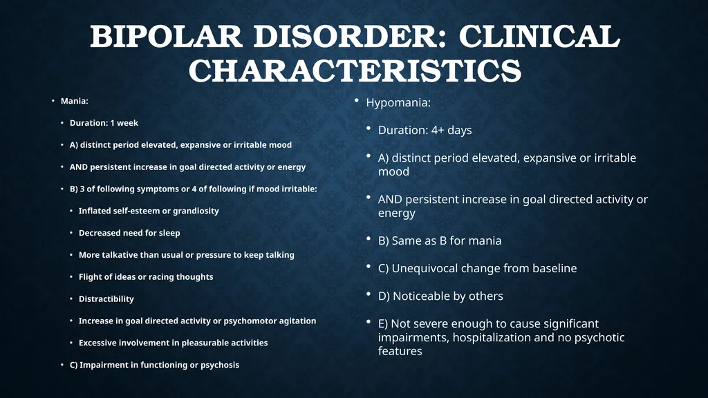 Mood Disorders (Bipolar Disorder, DMDD), - slide 4 of 35