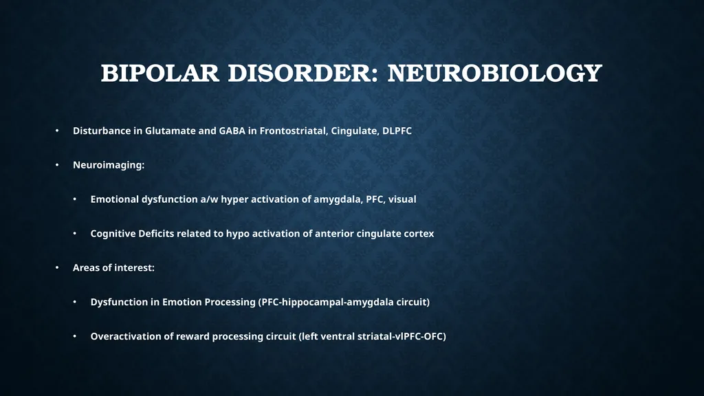 Mood Disorders (Bipolar Disorder, DMDD), - slide 7 of 35