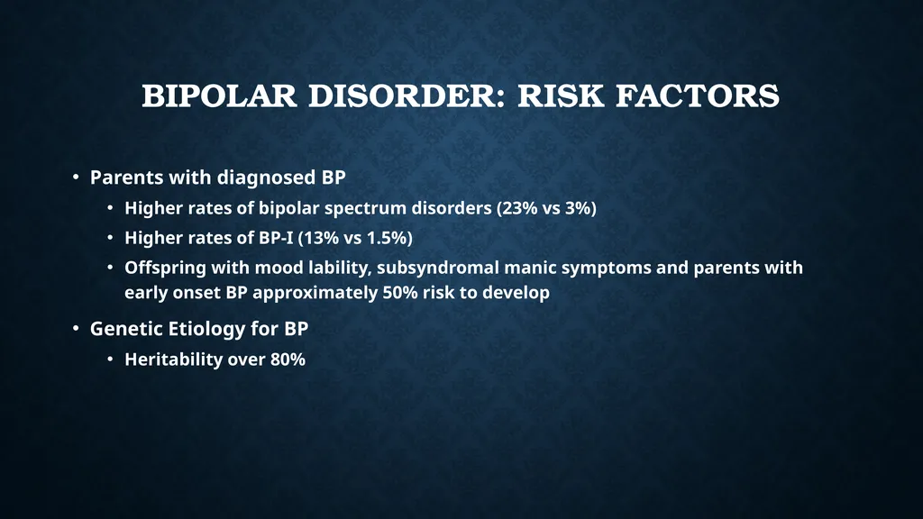 Mood Disorders (Bipolar Disorder, DMDD), - slide 8 of 35