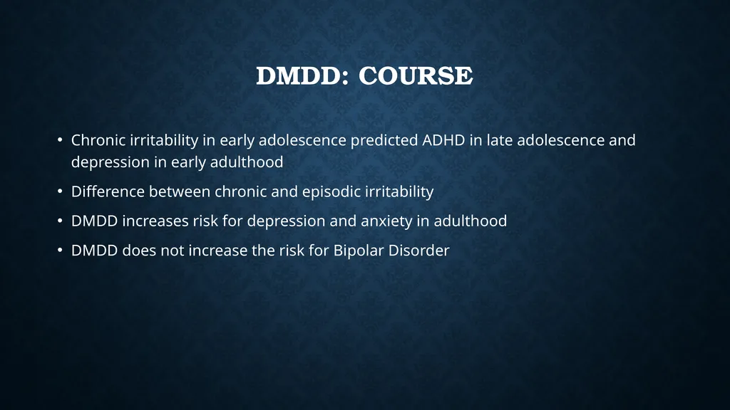 Mood Disorders (Bipolar Disorder, DMDD), - slide 19 of 35