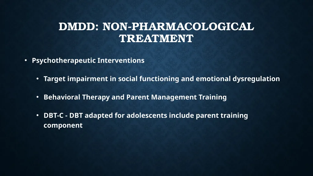 Mood Disorders (Bipolar Disorder, DMDD), - slide 24 of 35